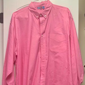 Pink Fresh Product Oxford Button Down Blouse
